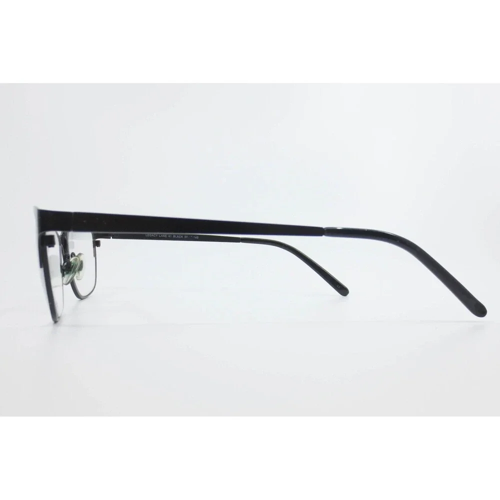 Legacy Lane 41 Black Cat Eye Eyeglasses Frames 56-17-145 Metal Women Mens